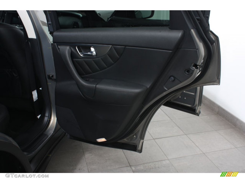 2009 Infiniti FX 35 AWD Graphite Door Panel Photo #64638823