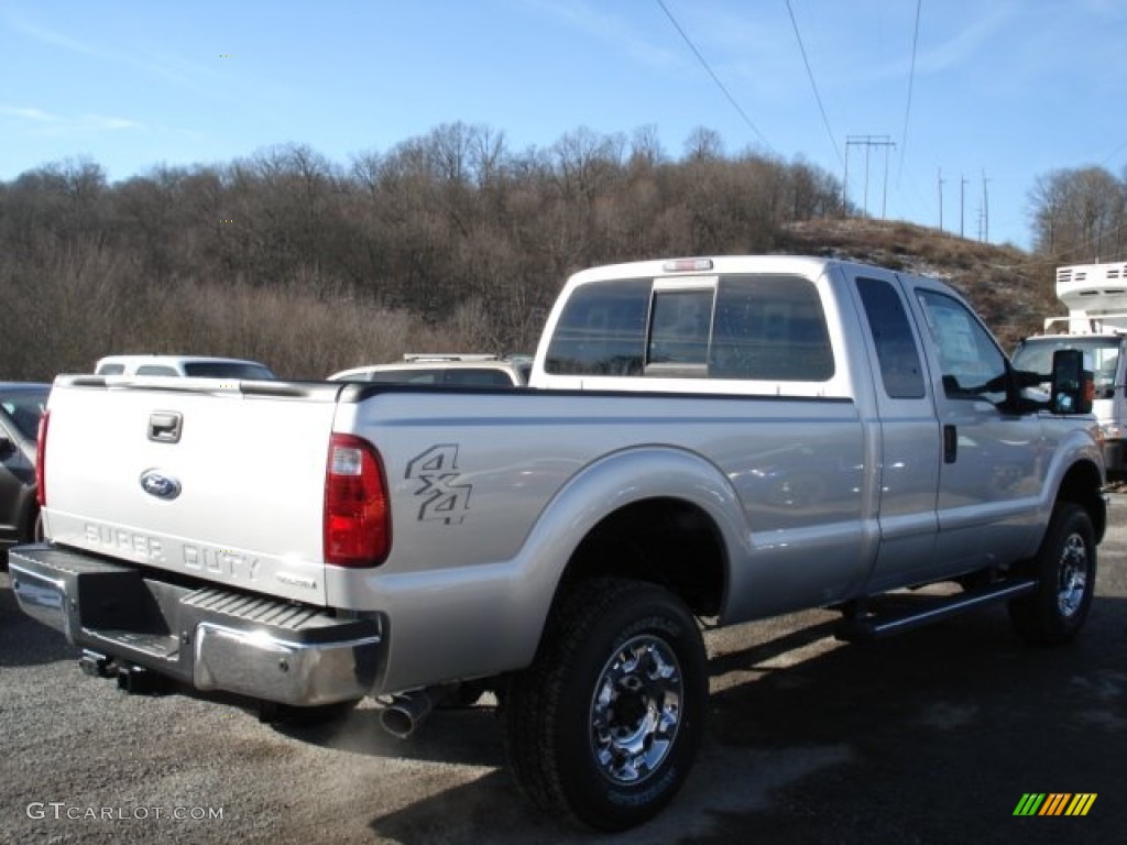 2012 F350 Super Duty XLT SuperCab 4x4 - Ingot Silver Metallic / Steel photo #8