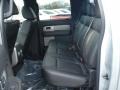2011 Ford F150 Raptor Black Interior Rear Seat Photo