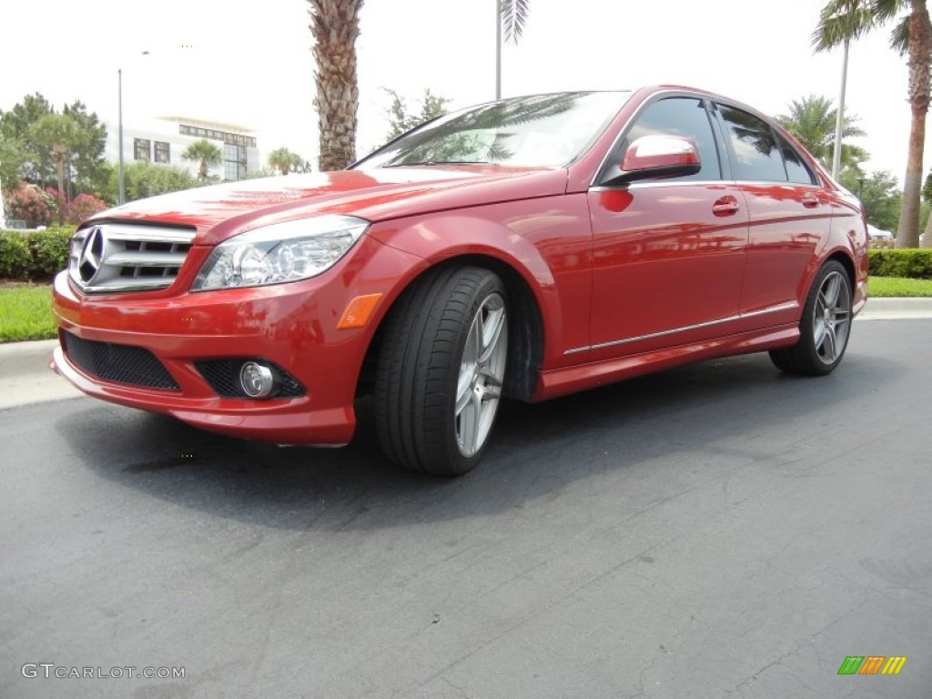 Mars Red 2009 Mercedes-Benz C 350 Sport Exterior Photo #64641757