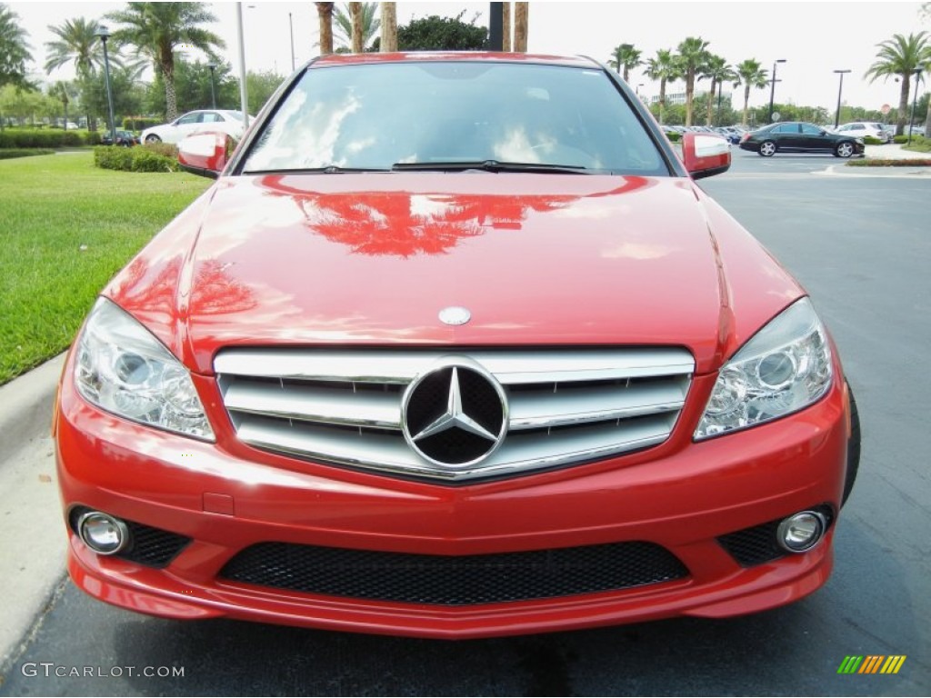 Mars Red 2009 Mercedes-Benz C 350 Sport Exterior Photo #64641769