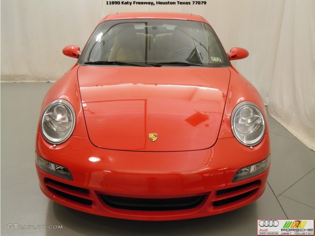 2006 911 Carrera S Coupe - Guards Red / Black/Sand Beige photo #18
