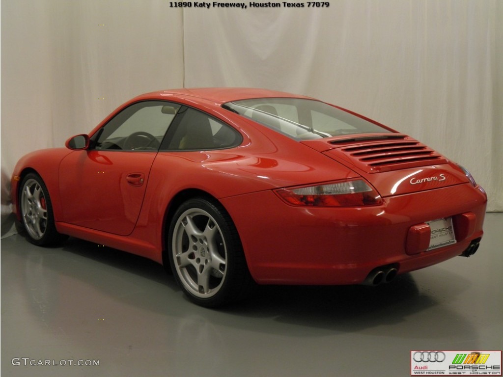 2006 911 Carrera S Coupe - Guards Red / Black/Sand Beige photo #20