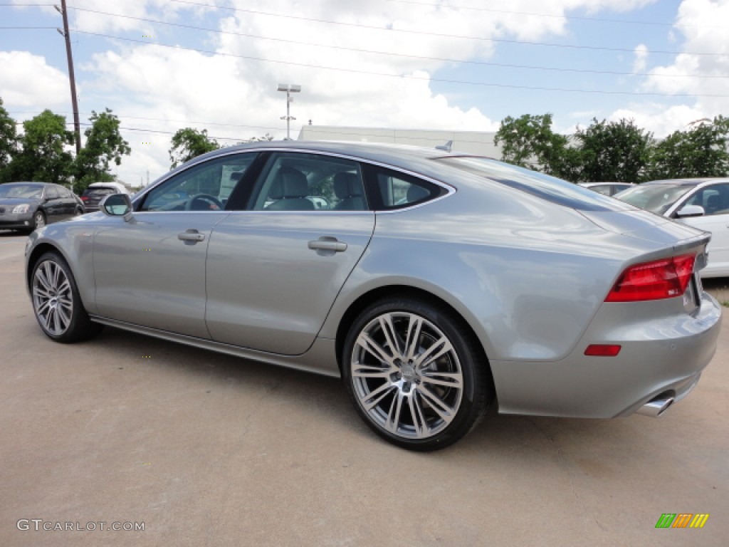 Quartz Grey Metallic 2012 Audi A7 3.0T quattro Premium Plus Exterior Photo #64643206
