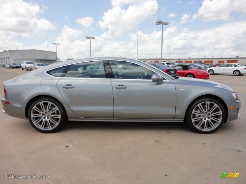 Quartz Grey Metallic 2012 Audi A7 3.0T quattro Premium Plus Exterior Photo #64643224