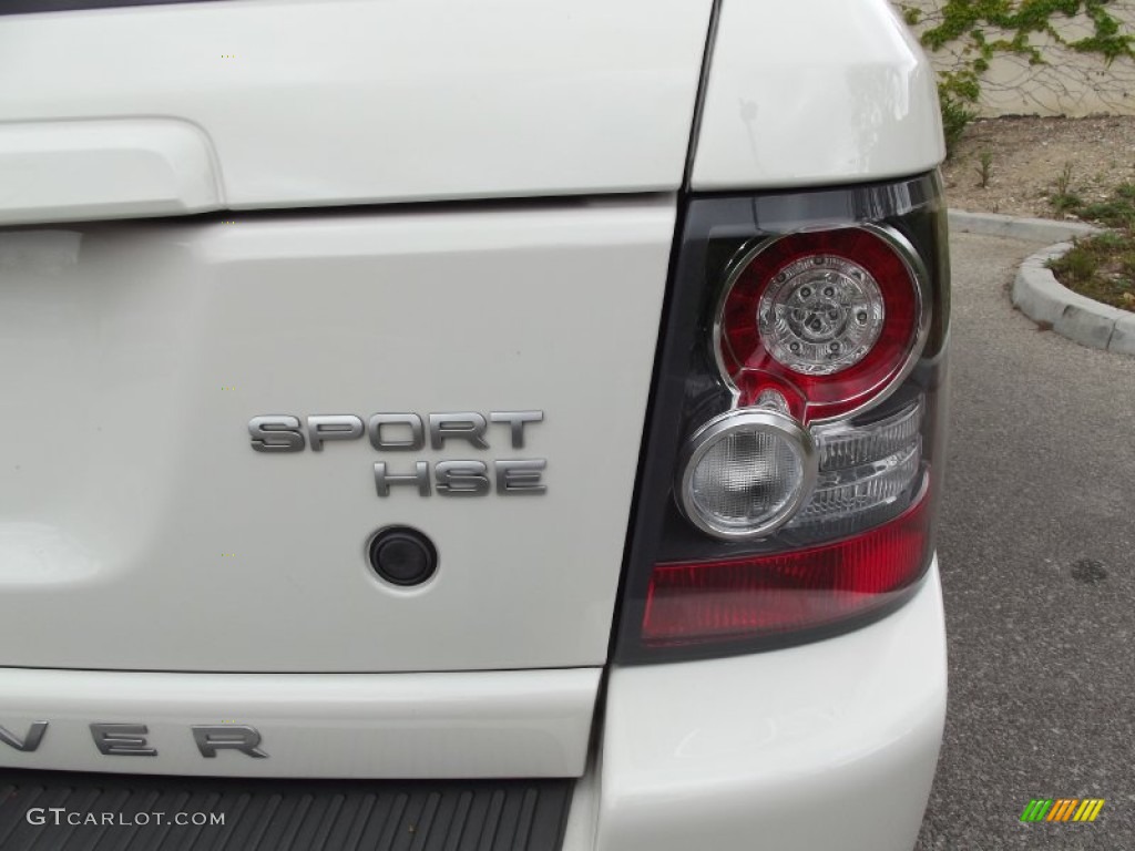 2010 Range Rover Sport HSE - Alaska White / Almond/Nutmeg Stitching photo #5