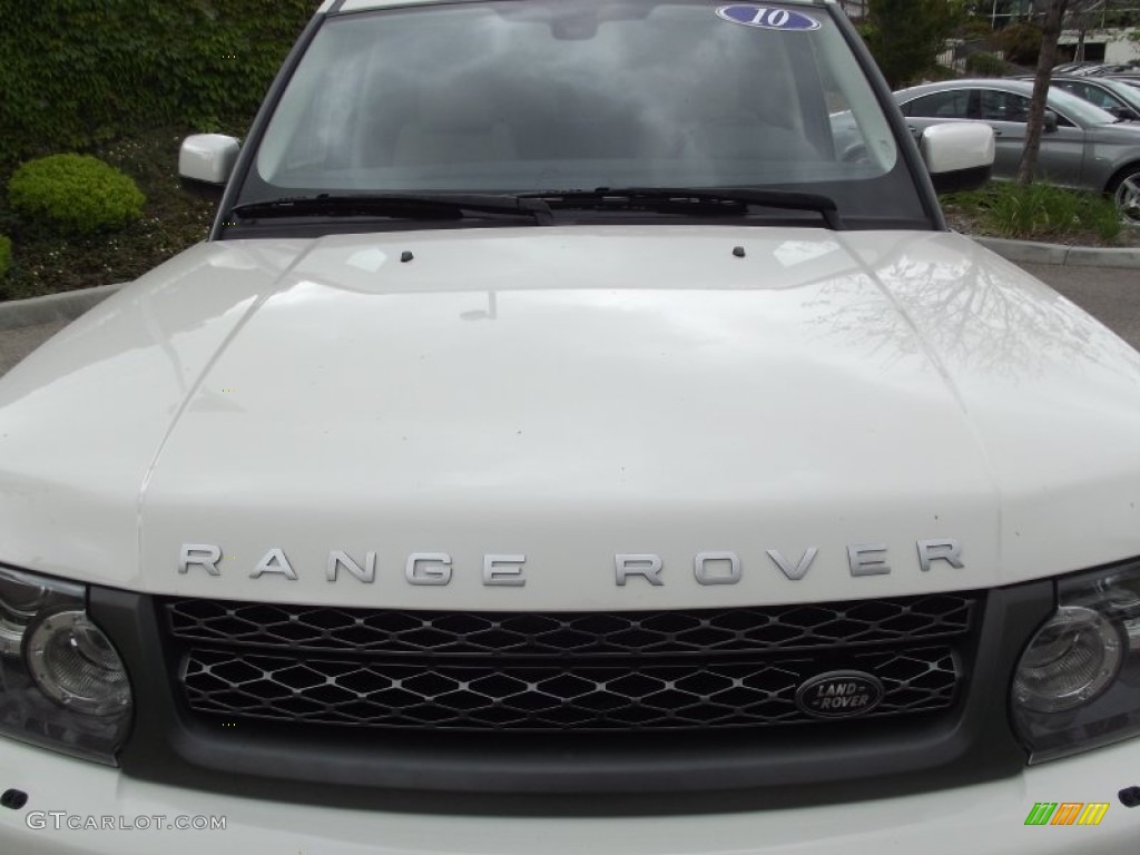 2010 Range Rover Sport HSE - Alaska White / Almond/Nutmeg Stitching photo #12