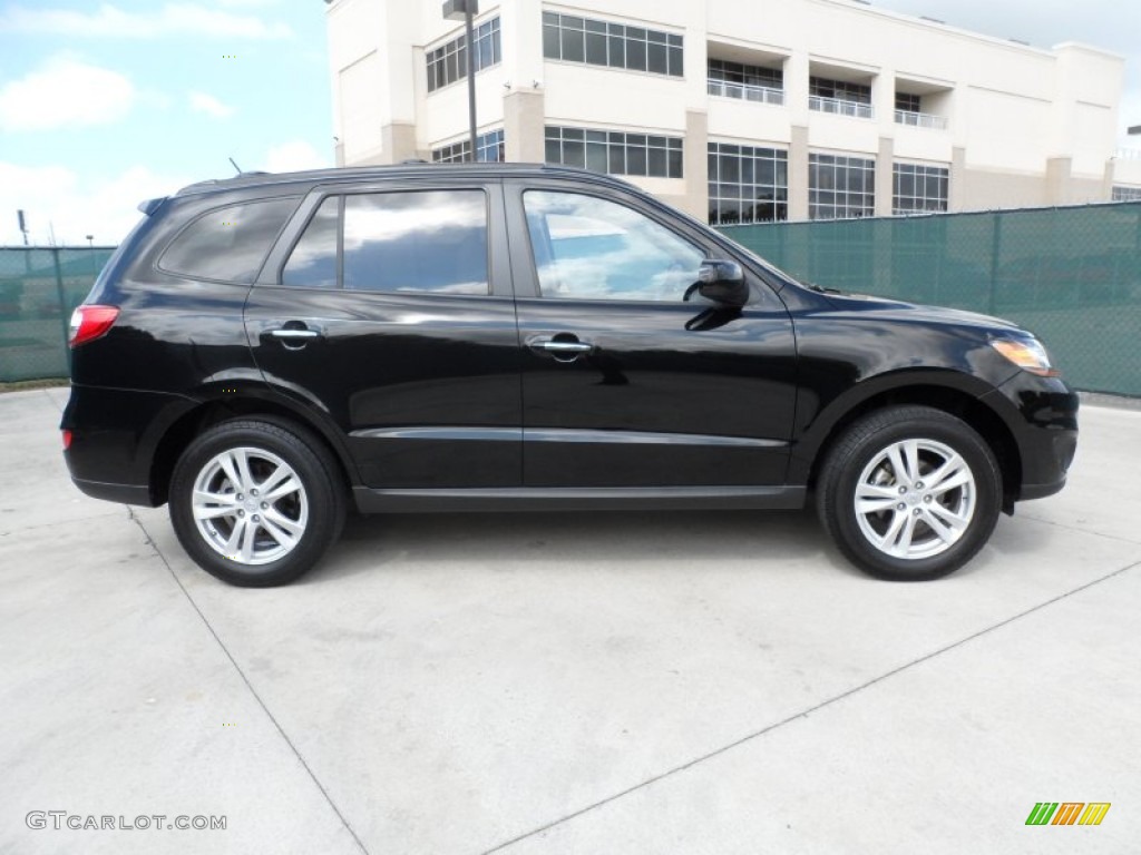 Phantom Black Metallic 2010 Hyundai Santa Fe Limited Exterior Photo #64645522