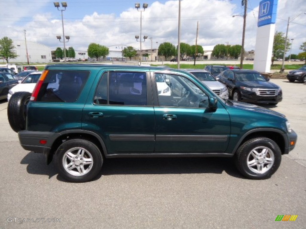 1999 CR-V EX 4WD - Clover Green Pearl / Charcoal photo #6