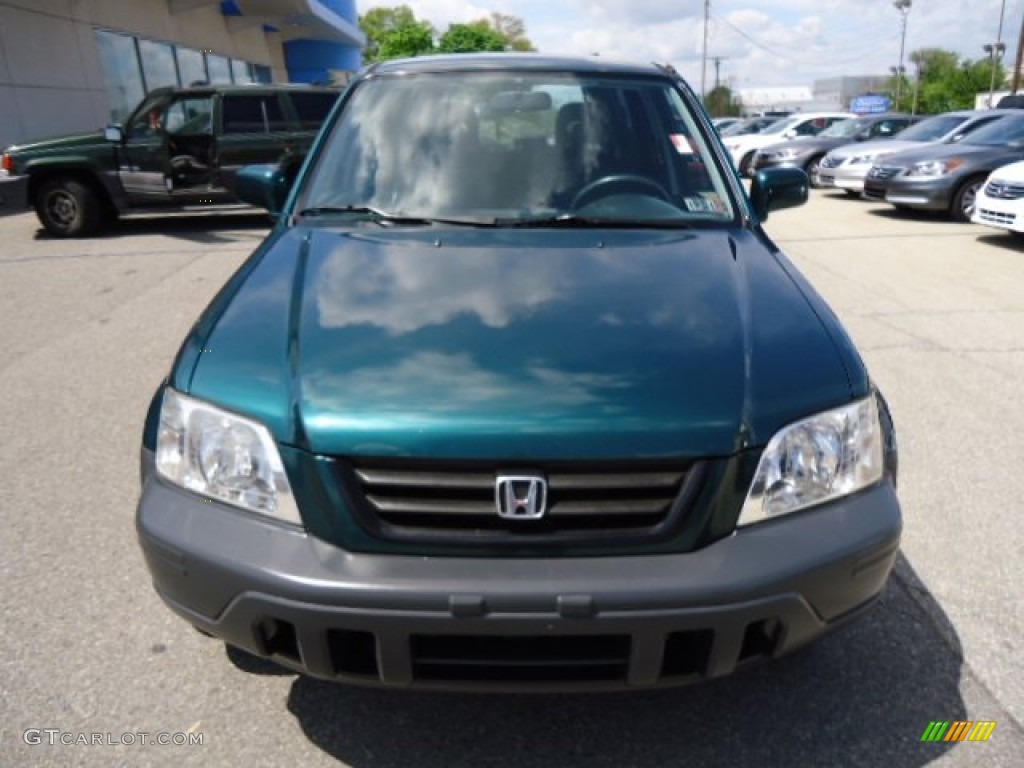 1999 CR-V EX 4WD - Clover Green Pearl / Charcoal photo #8