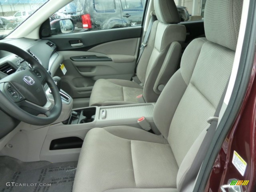 2012 CR-V EX 4WD - Basque Red Pearl II / Gray photo #10