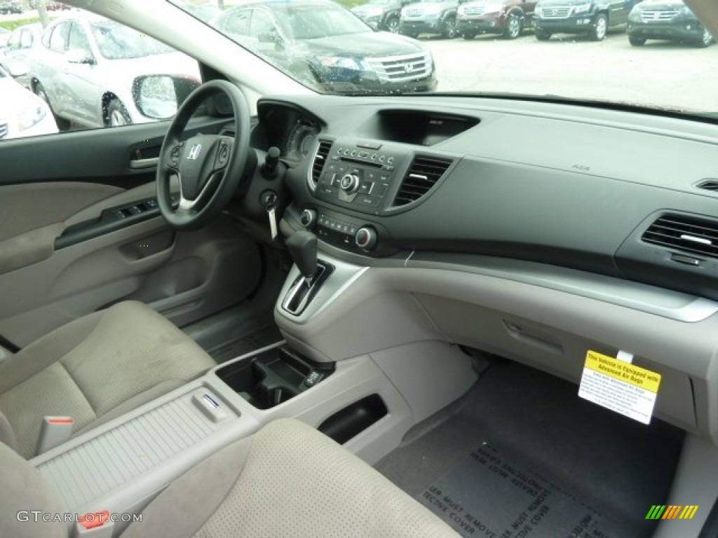 2012 CR-V EX 4WD - Basque Red Pearl II / Gray photo #17