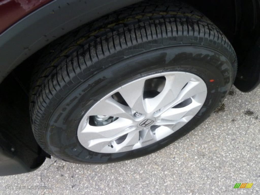 2012 CR-V EX 4WD - Basque Red Pearl II / Gray photo #9