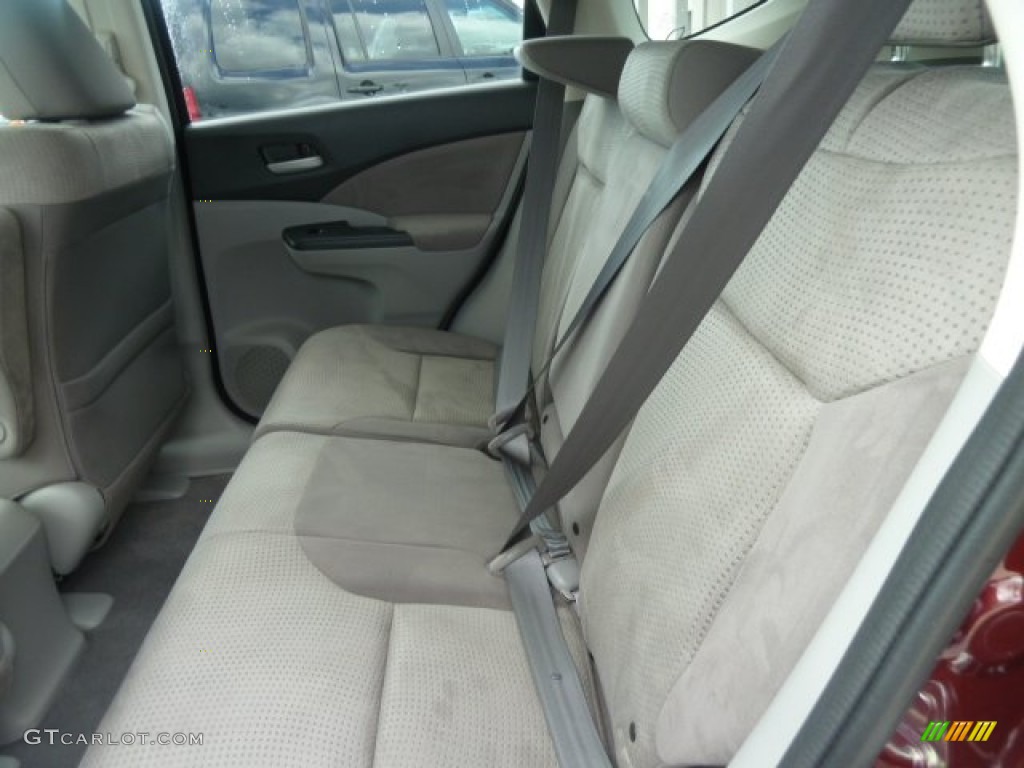 2012 CR-V EX 4WD - Basque Red Pearl II / Gray photo #11