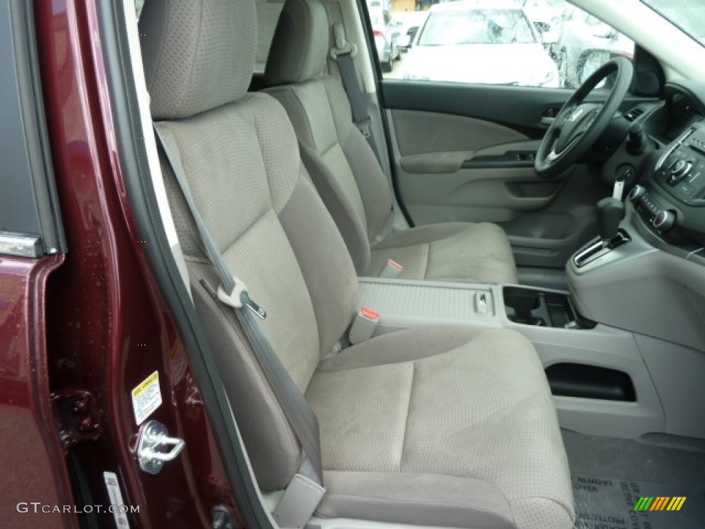 2012 CR-V EX 4WD - Basque Red Pearl II / Gray photo #18