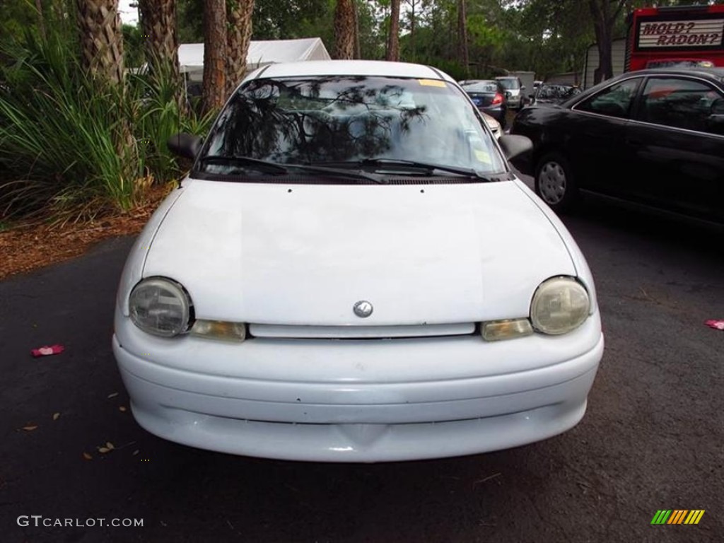 1998 Neon Highline Sedan - Bright White / Agate photo #1