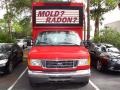 Red 2007 Ford E Series Cutaway E350 Commercial Utility Truck