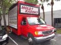 Red - E Series Cutaway E350 Commercial Utility Truck Photo No. 2