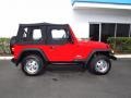 2006 Flame Red Jeep Wrangler SE 4x4  photo #2