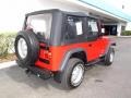 2006 Flame Red Jeep Wrangler SE 4x4  photo #3