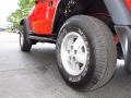 2006 Flame Red Jeep Wrangler SE 4x4  photo #6