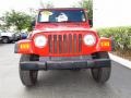 2006 Flame Red Jeep Wrangler SE 4x4  photo #8