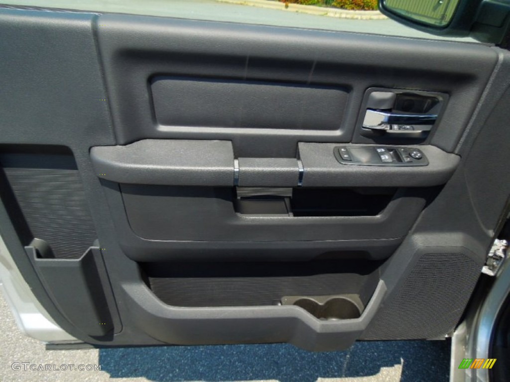 2012 Dodge Ram 1500 Sport R/T Regular Cab Dark Slate Gray Door Panel Photo #64649098