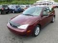 2007 Dark Toreador Red Metallic Ford Focus ZX3 S Coupe  photo #3