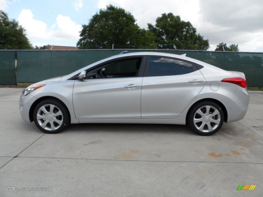 Silver 2013 Hyundai Elantra Limited Exterior Photo #64650362