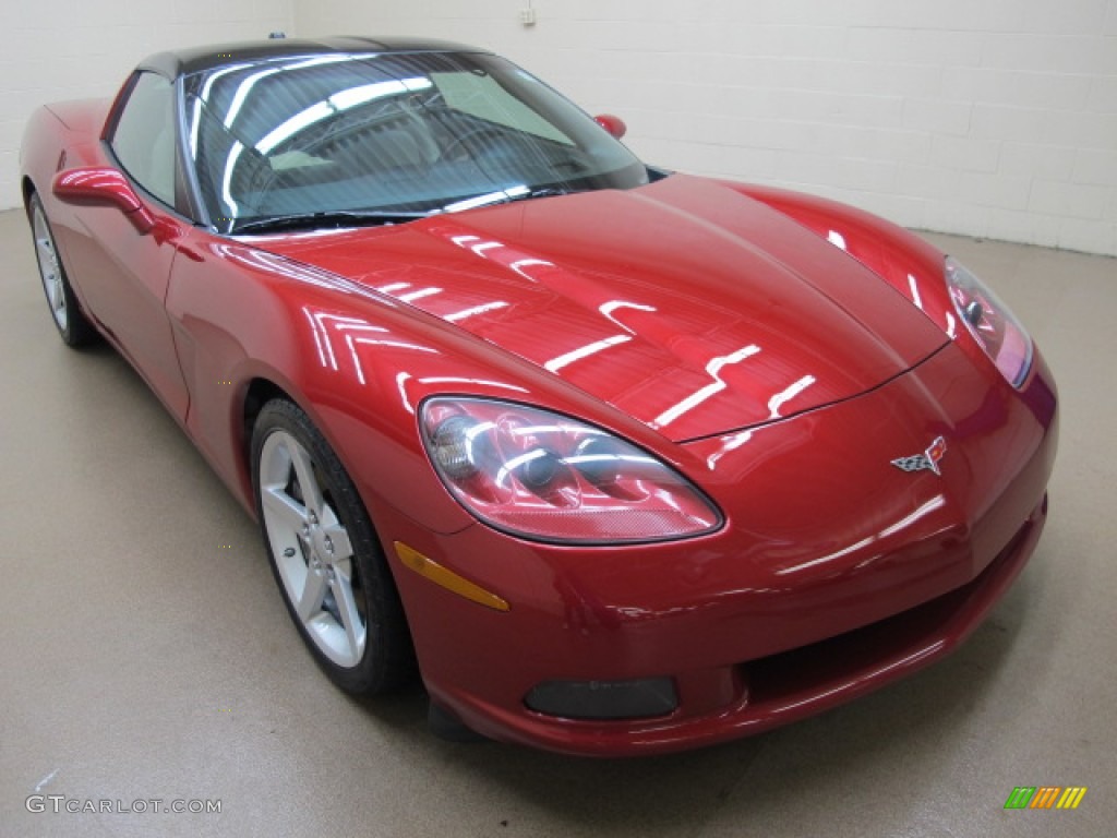 2005 Corvette Coupe - Magnetic Red Metallic / Cashmere photo #1