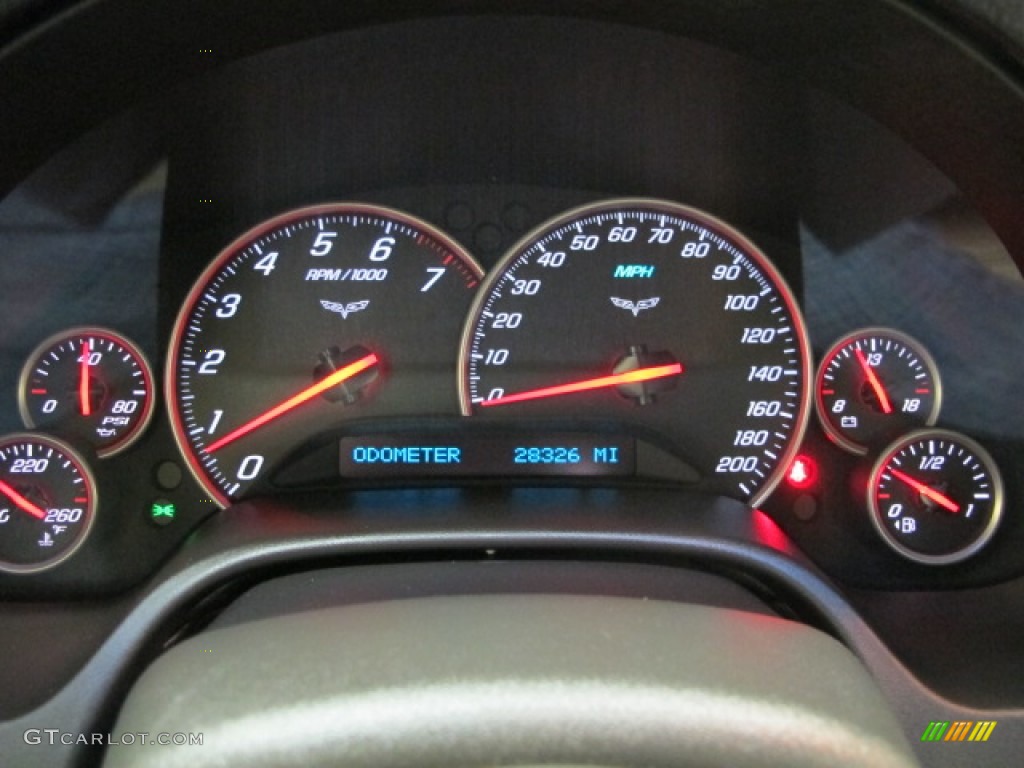 2005 Chevrolet Corvette Coupe Gauges Photo #64650876