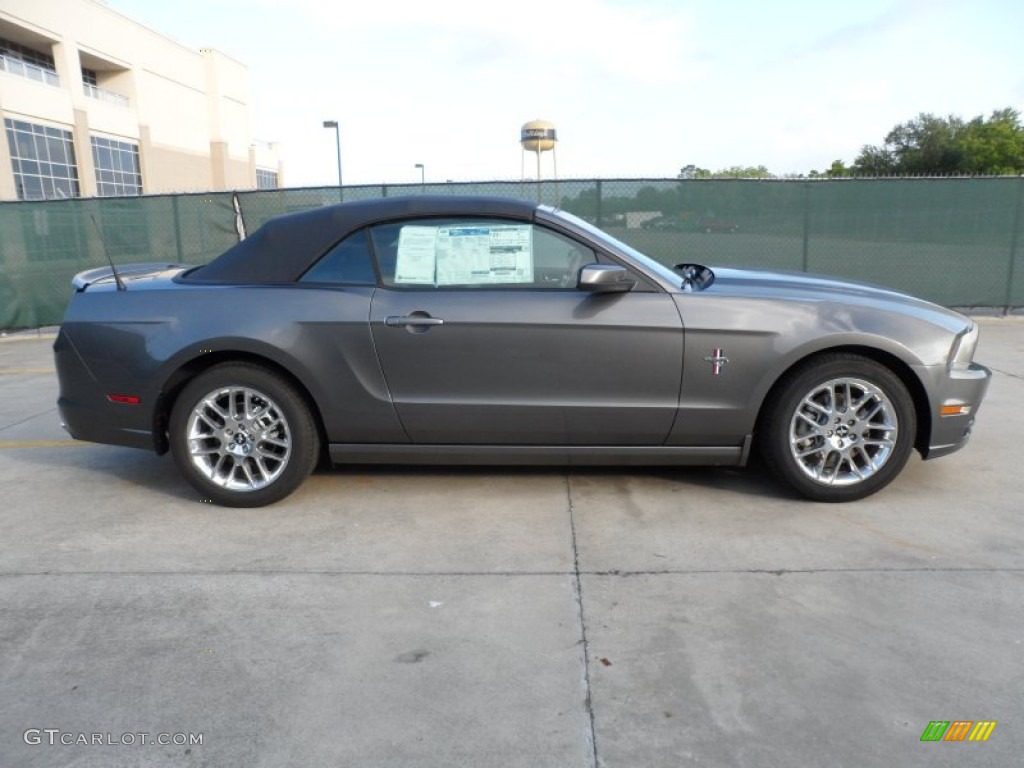 Sterling Gray Metallic 2013 Ford Mustang V6 Premium Convertible Exterior Photo #64651708