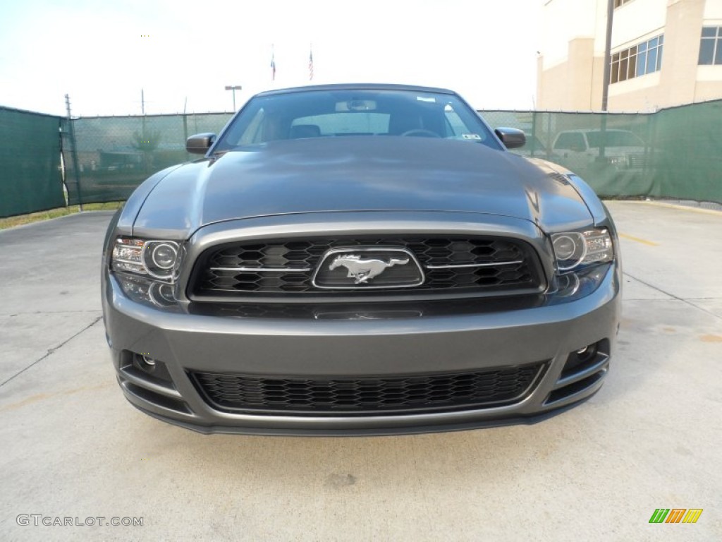 Sterling Gray Metallic 2013 Ford Mustang V6 Premium Convertible Exterior Photo #64651760