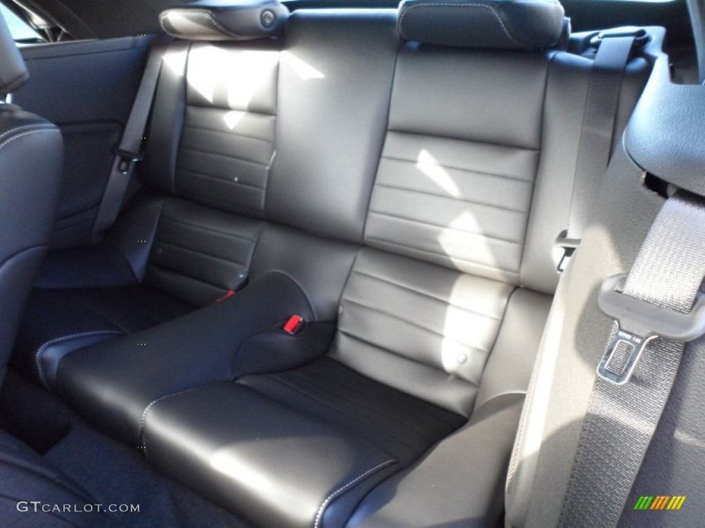Charcoal Black Interior 2013 Ford Mustang V6 Premium Convertible Photo #64651867