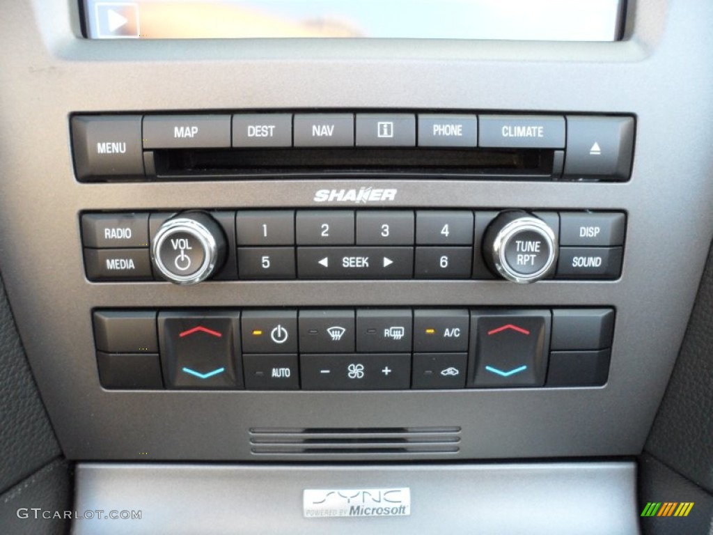 2013 Ford Mustang V6 Premium Convertible Controls Photo #64651900