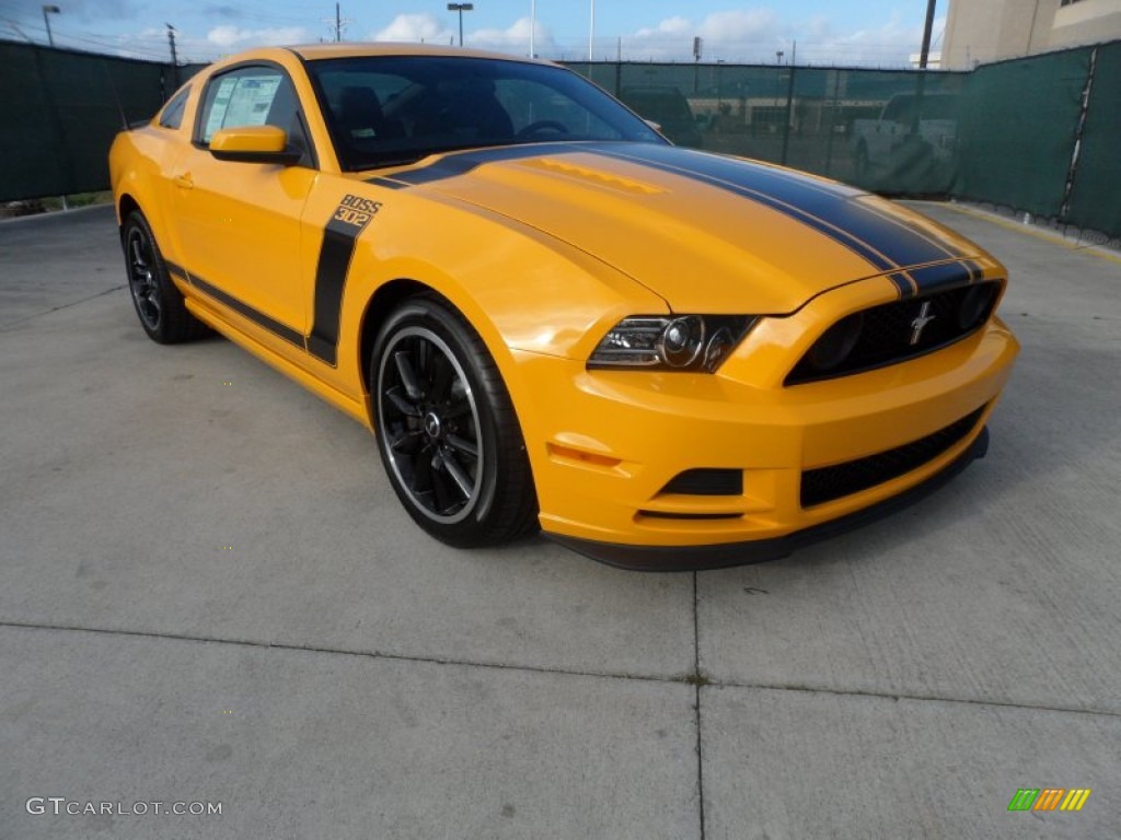 School Bus Yellow Ford Mustang