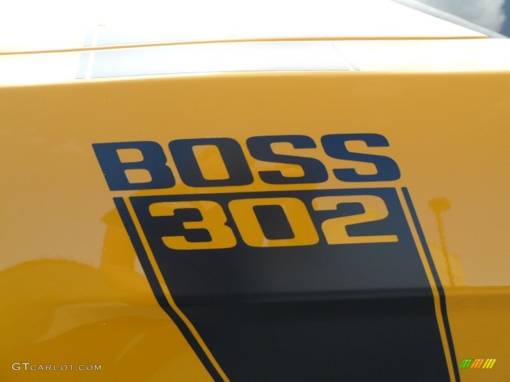 2013 Mustang Boss 302 - School Bus Yellow / Charcoal Black/Recaro Sport Seats photo #14