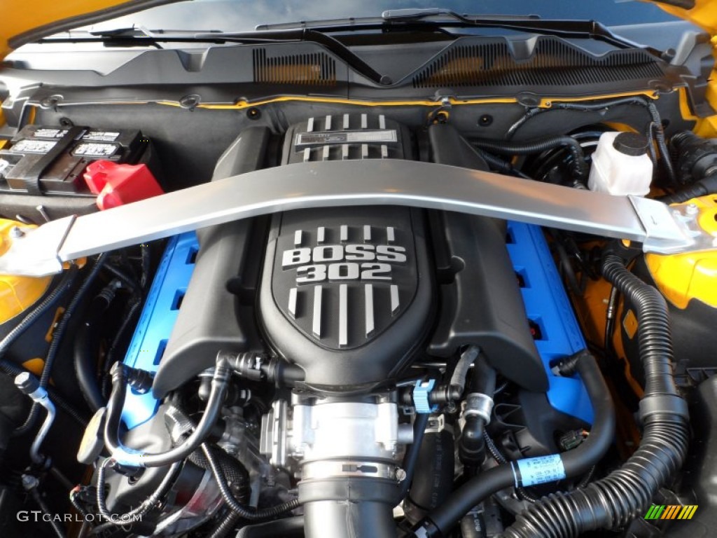 2013 Ford Mustang Boss 302 5.0 Liter 302 Hi-Po DOHC 32-Valve Ti-VCT V8 Engine Photo #64652131