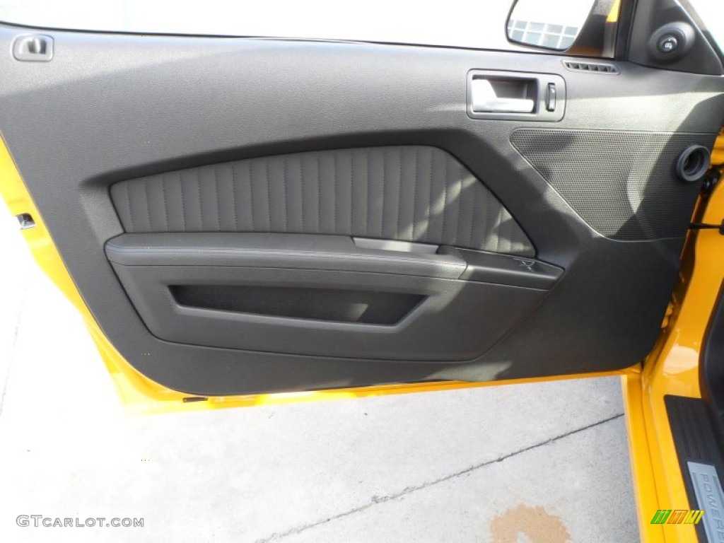 2013 Ford Mustang Boss 302 Charcoal Black/Recaro Sport Seats Door Panel Photo #64652164