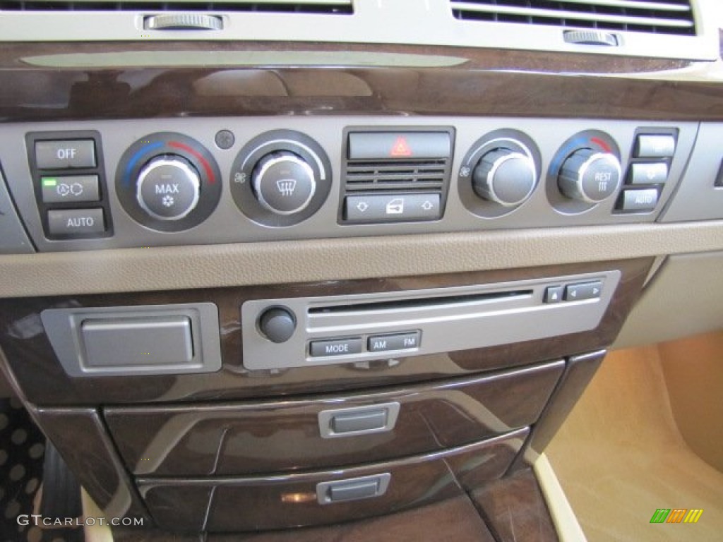 2006 7 Series 750i Sedan - Jet Black / Dark Beige/Beige III photo #23