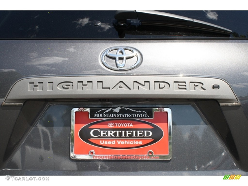 2010 Highlander Sport 4WD - Magnetic Gray Metallic / Black photo #33