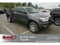 2010 Magnetic Gray Metallic Toyota Tacoma V6 SR5 Double Cab 4x4  photo #1