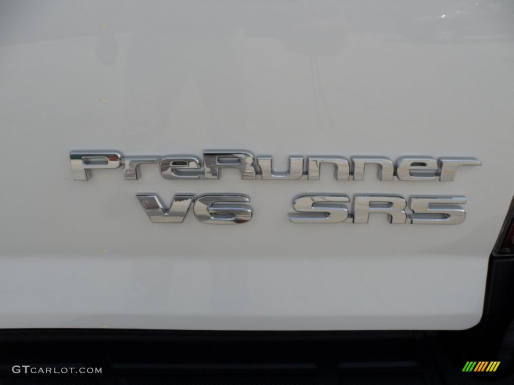 2012 Tacoma V6 TSS Prerunner Double Cab - Super White / Graphite photo #16