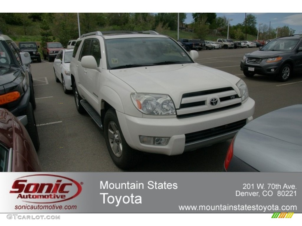 2004 4Runner Limited 4x4 - Natural White / Stone photo #1