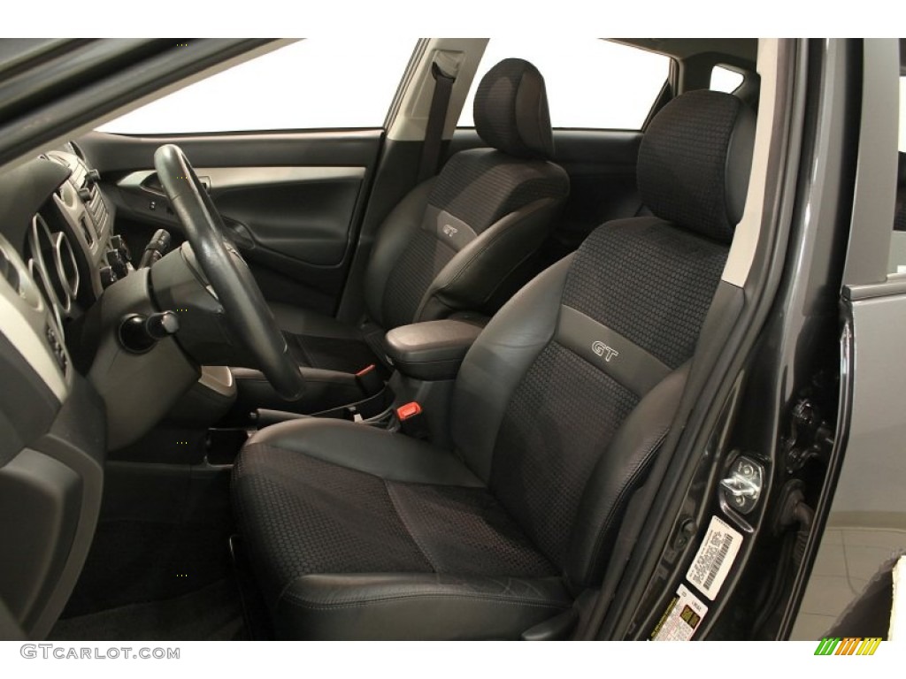 Ebony Interior 2010 Pontiac Vibe GT Photo #64655638