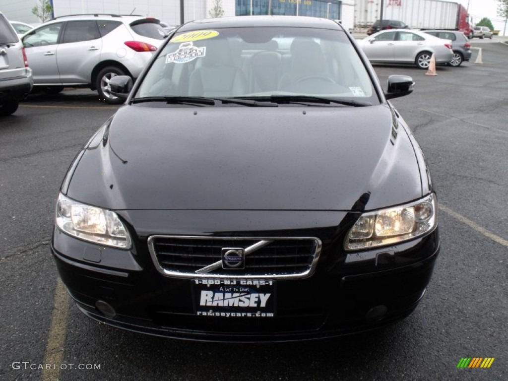 2009 S60 2.5T AWD - Black Stone / Taupe photo #9