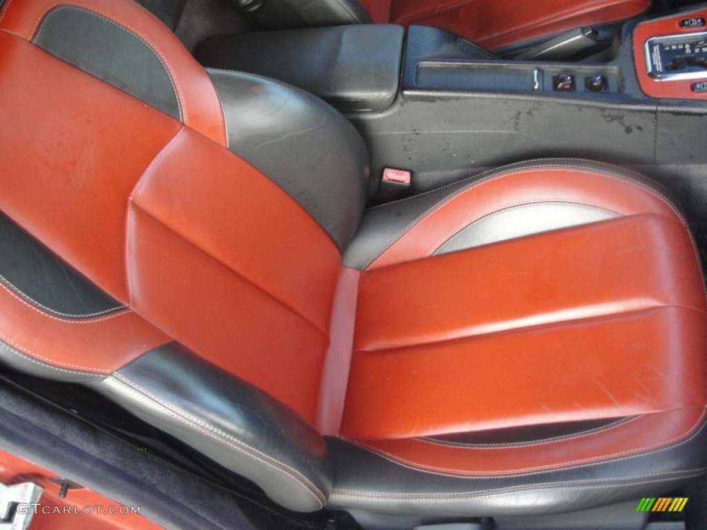 Copper/Charcoal Interior 2000 Mercedes-Benz SLK 230 Kompressor Roadster Photo #64656351