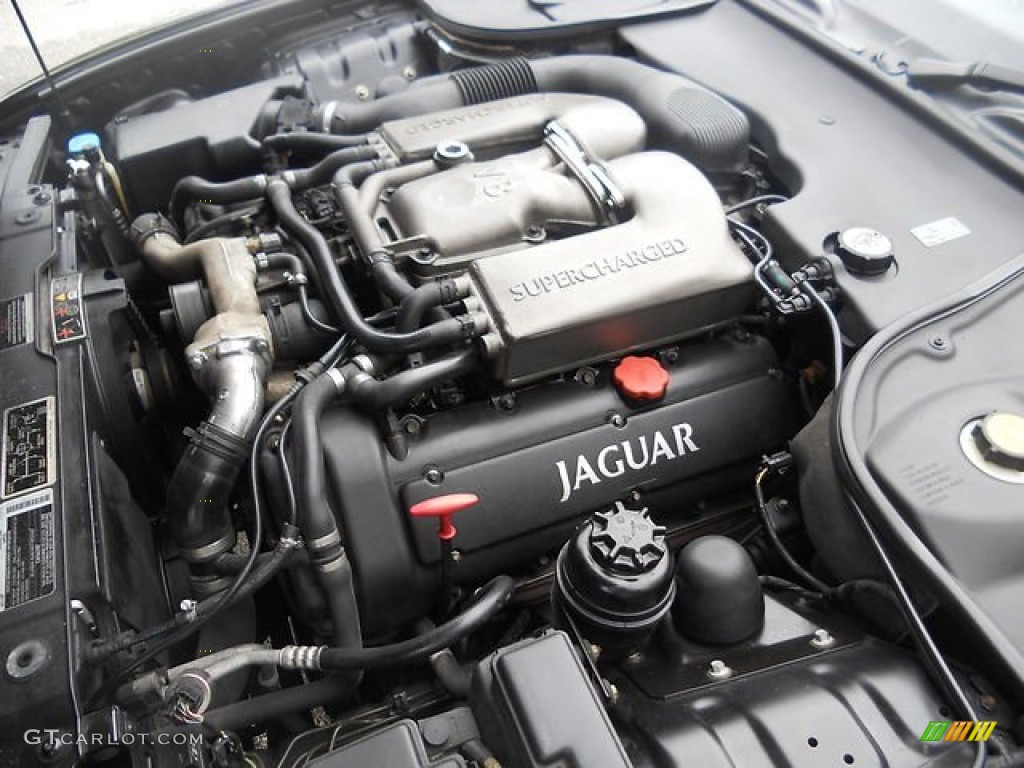 2002 Jaguar XJ XJR 4.0 Liter Supercharged DOHC 32-Valve V8 Engine Photo #64656662