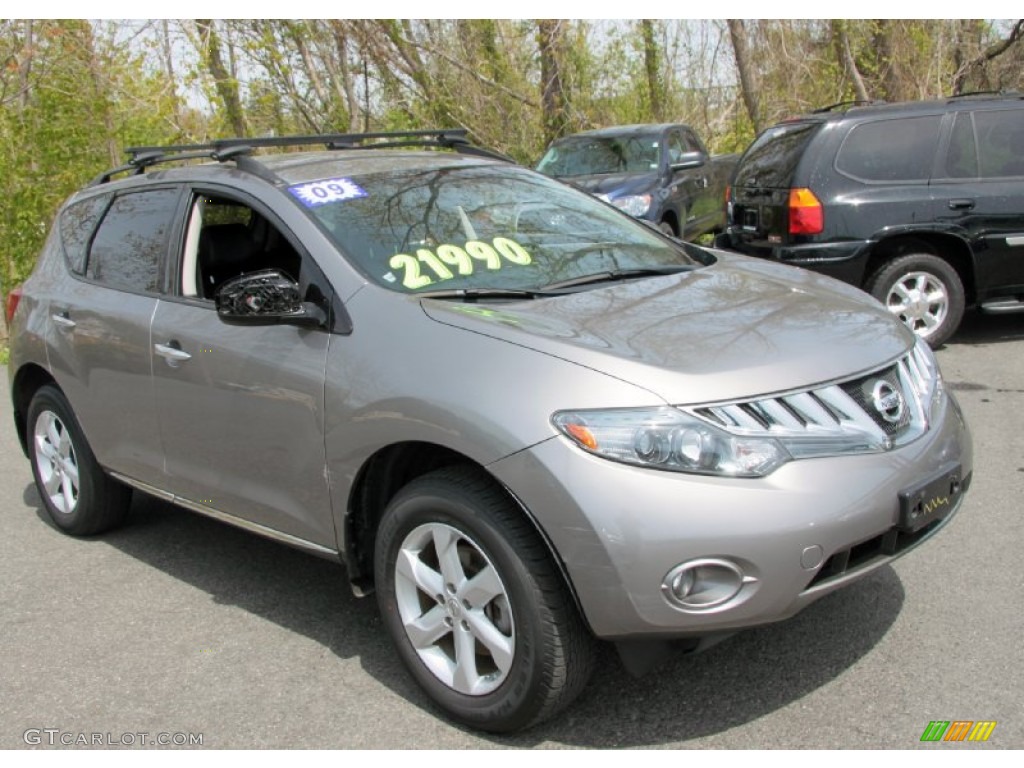 2009 Murano SL AWD - Platinum Graphite Metallic / Black photo #3