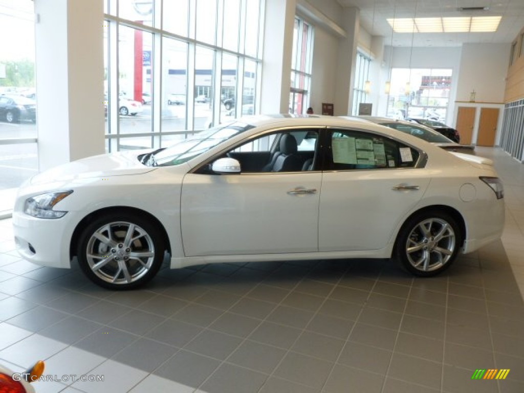 2012 Maxima 3.5 SV - Winter Frost White / Charcoal photo #4